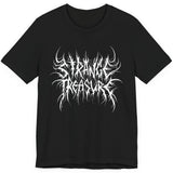 Strange Treasure Black Metal Logo Tee