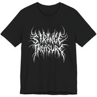Strange Treasure Black Metal Logo Tee