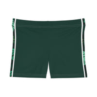 Monstera Stripe Active Shorts