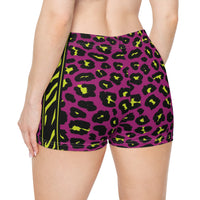 Wild Tiger Stripe Active Shorts