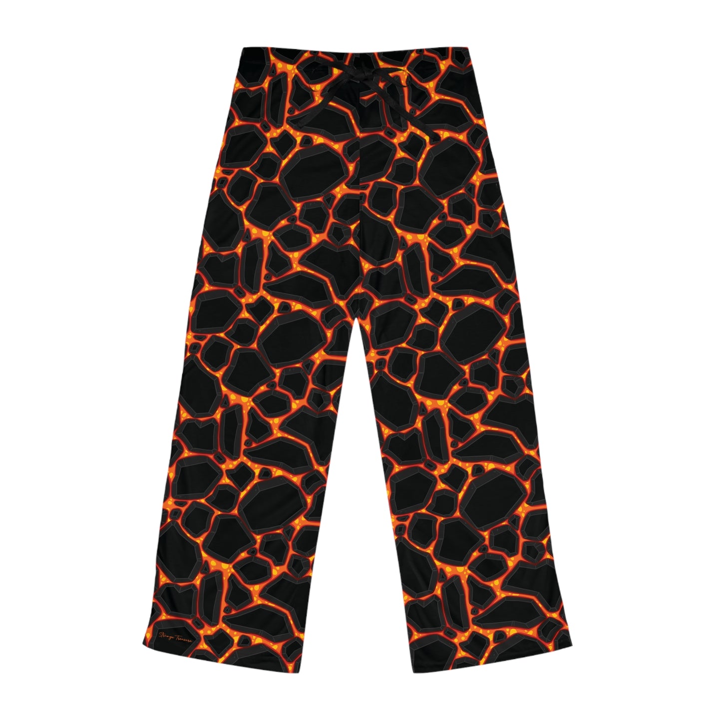 Cozy Women's Lava Print Pajama Pants, Comfortable Lounge Wear, Relaxation Gift, Sleepwear, Perfect for Home and Travel