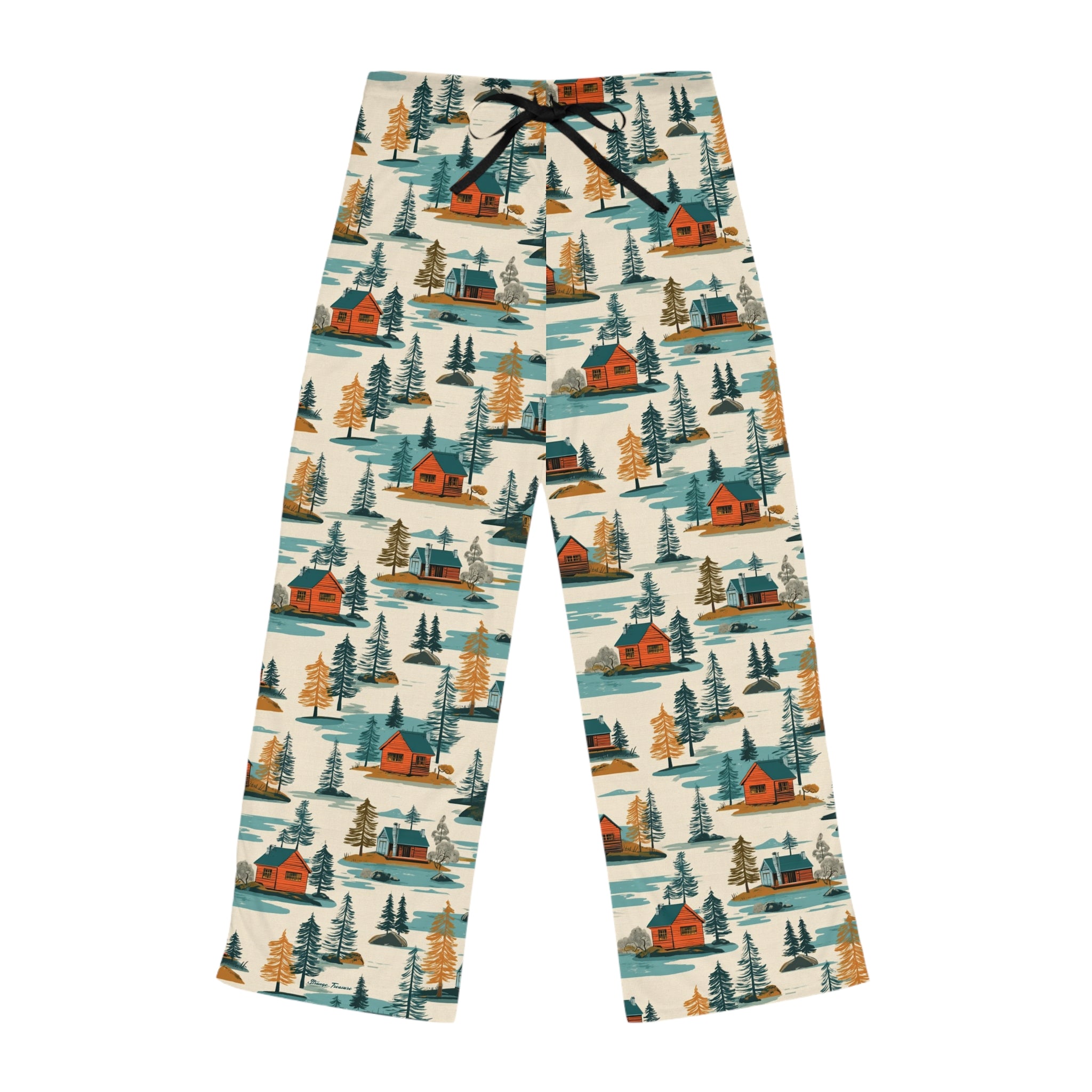 Mid-Mod Lakehouse Womens Pajama Pants