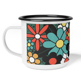 Retro Flowers Camp Cup