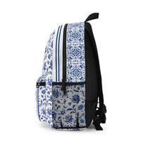 Dutch Delft Motif Backpack