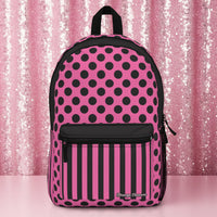 Polka Stripe Backpack
