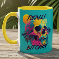 Bitchin' Skull Accent Mug