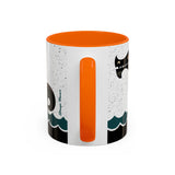 Sea Monster Accent Mug