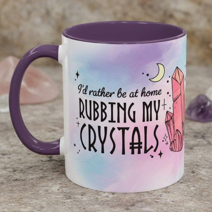 Crystal Rubbing Accent Mug