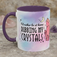 Crystal Rubbing Accent Mug