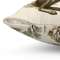 Jackalope 16"x16" Throw Pillow