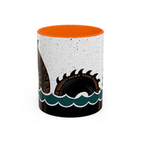 Sea Monster Accent Mug