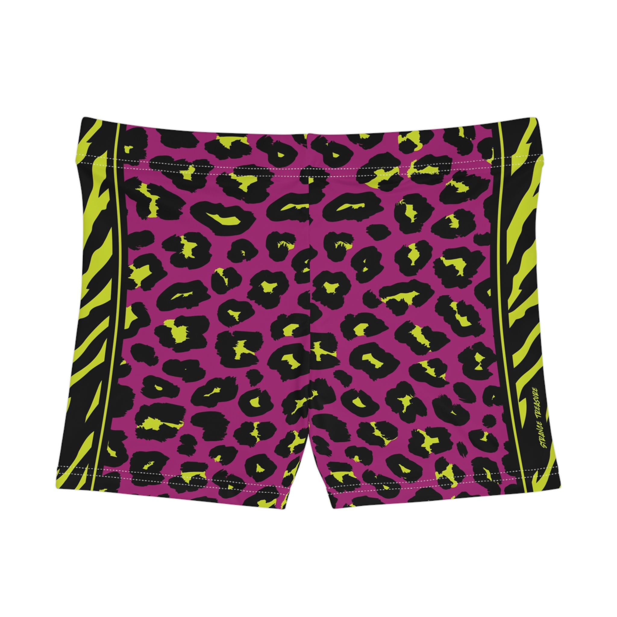 Wild Tiger Stripe Active Shorts