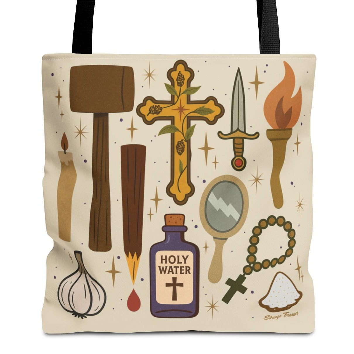 Vampire Hunter 13"x13" Tote Bag