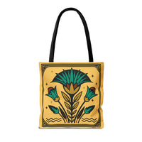 Egyptian Anubis & Papyrus 16"x16" Tote Bag