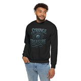 Strange Treasure Unisex Drop Shoulder Sweatshirt - Cozy Graphic Sweatshirt, Gift for Gamers, Casual Wear, Fall Apparel, Graphic Hoodies