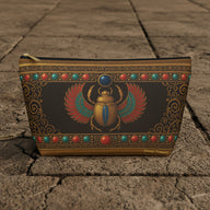 Scarab Beetle Large Zipper Pouch