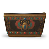 Scarab Beetle Large Zipper Pouch