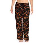 Cozy Women's Lava Print Pajama Pants, Comfortable Lounge Wear, Relaxation Gift, Sleepwear, Perfect for Home and Travel