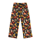 Woodland Mushrooms Womens Pajama Pants