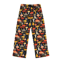 Woodland Mushrooms Womens Pajama Pants