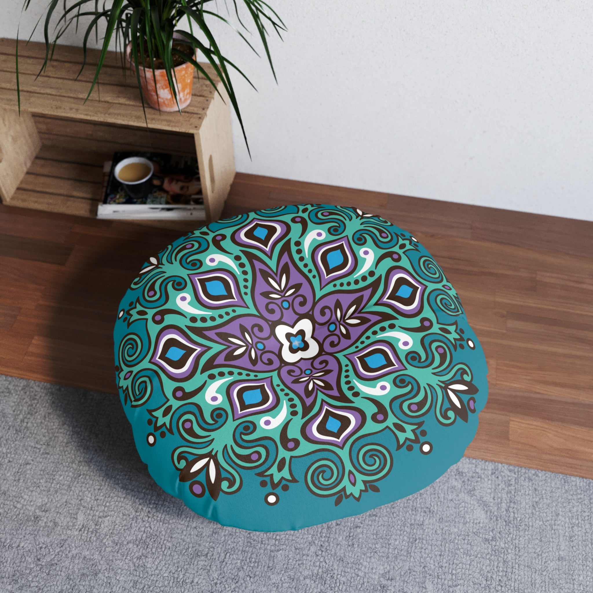 Bohemian Motif 30" Floor Tuft