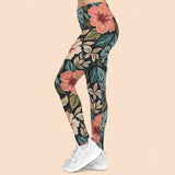 Classic Hibiscus Active Legging