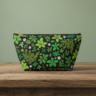 Micro Greens Small Zipper Pouch