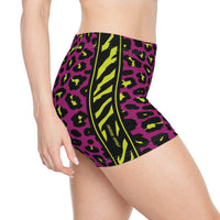 Wild Tiger Stripe Active Shorts