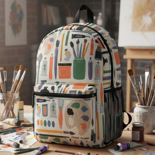 Art Supplies Back Pack