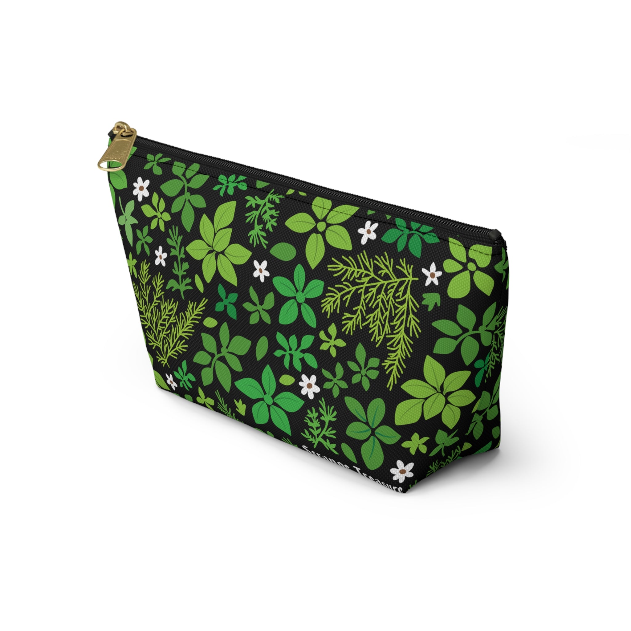 Micro Greens Small Zipper Pouch
