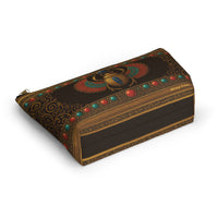 Scarab Beetle Large Zipper Pouch