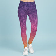 Sunset Palm Active Leggings