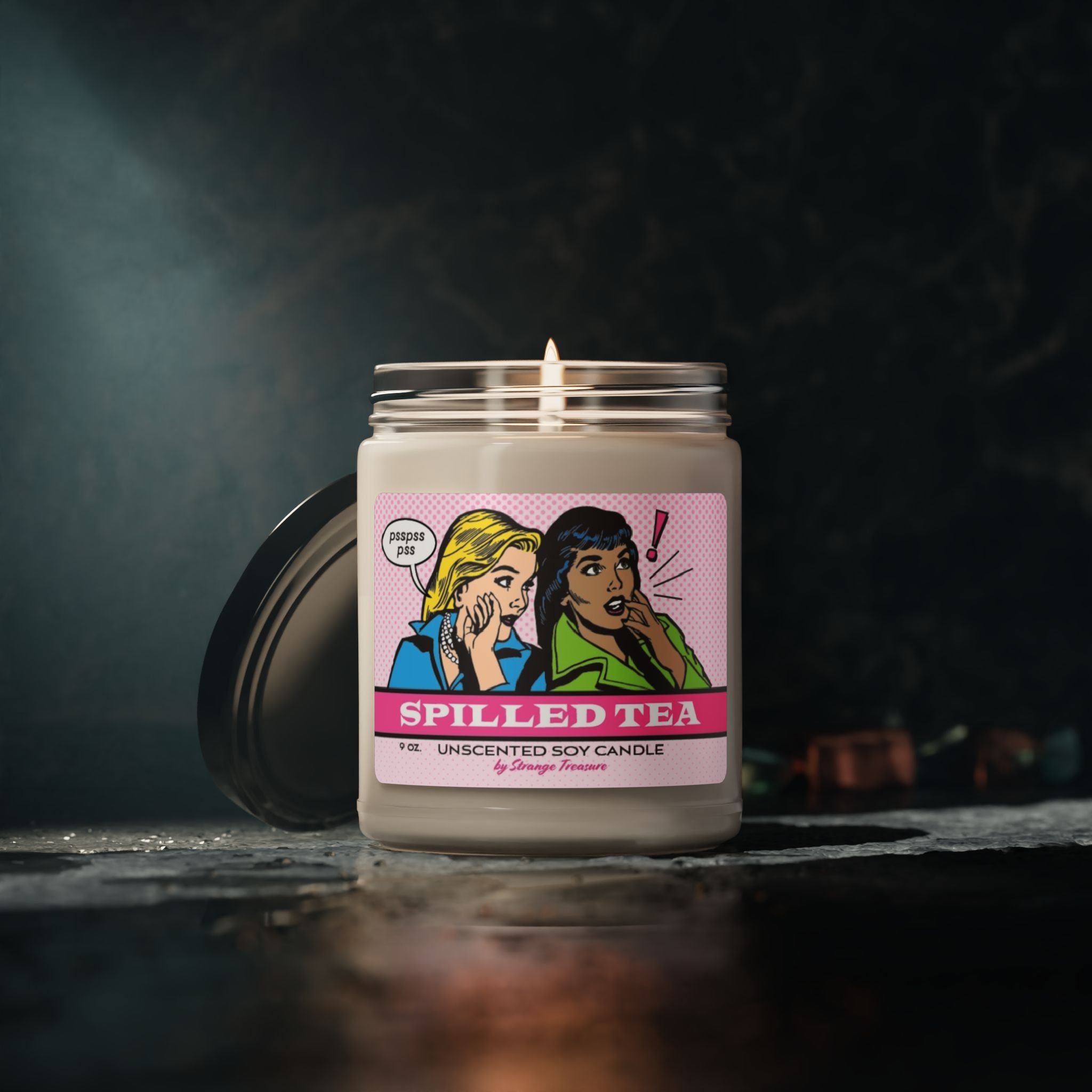 Spilled Tea Soy Candle, 9oz