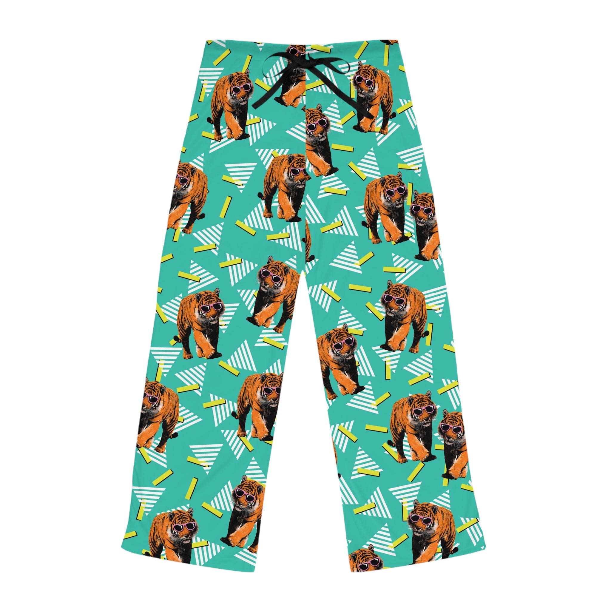 80's Tiger Womens Pajama Pants