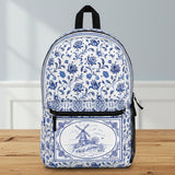 Dutch Delft Motif Backpack