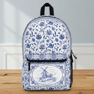 Dutch Delft Motif Backpack
