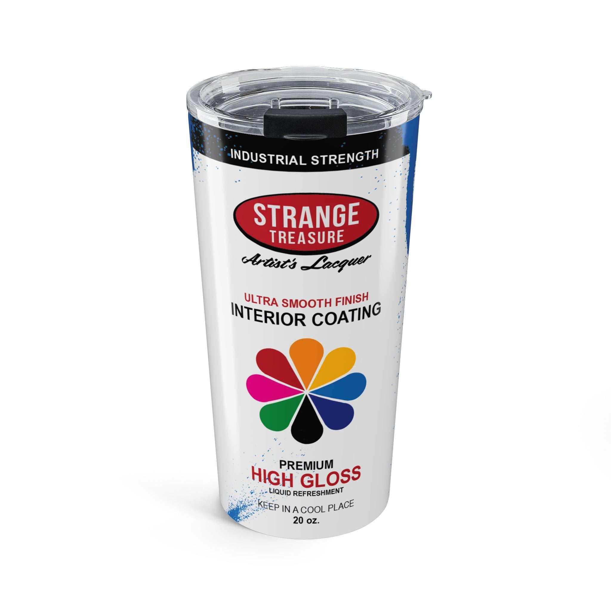 Spray Paint Can 20 oz. Tumbler With Lid