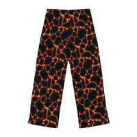 Cozy Women's Lava Print Pajama Pants, Comfortable Lounge Wear, Relaxation Gift, Sleepwear, Perfect for Home and Travel