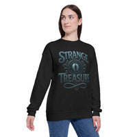 Strange Treasure Unisex Drop Shoulder Sweatshirt - Cozy Graphic Sweatshirt, Gift for Gamers, Casual Wear, Fall Apparel, Graphic Hoodies