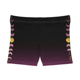 Moon Phases Stripe Active Shorts