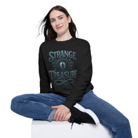 Strange Treasure Unisex Drop Shoulder Sweatshirt - Cozy Graphic Sweatshirt, Gift for Gamers, Casual Wear, Fall Apparel, Graphic Hoodies