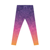 Sunset Palm Active Leggings