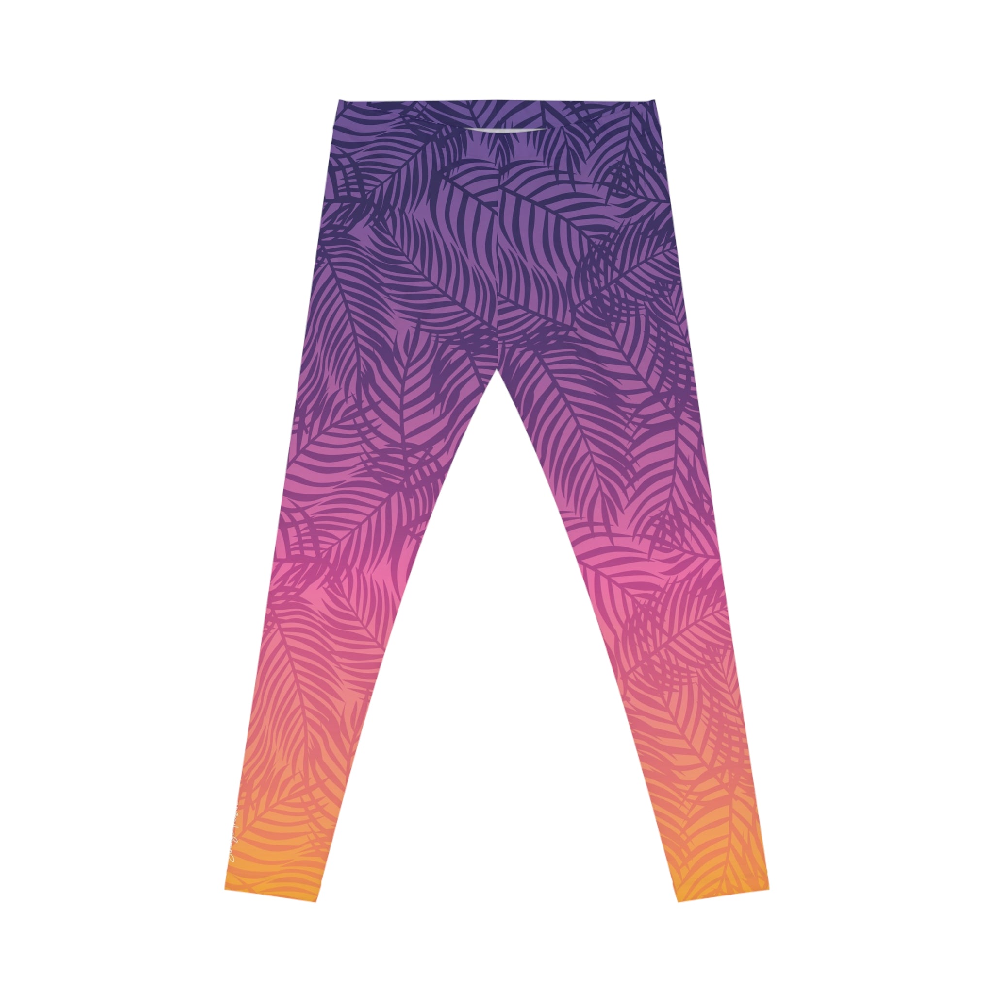 Sunset Palm Active Leggings