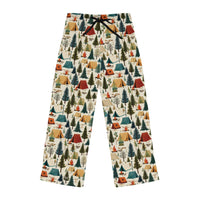 Tent Camping Womens Pajama Bottoms