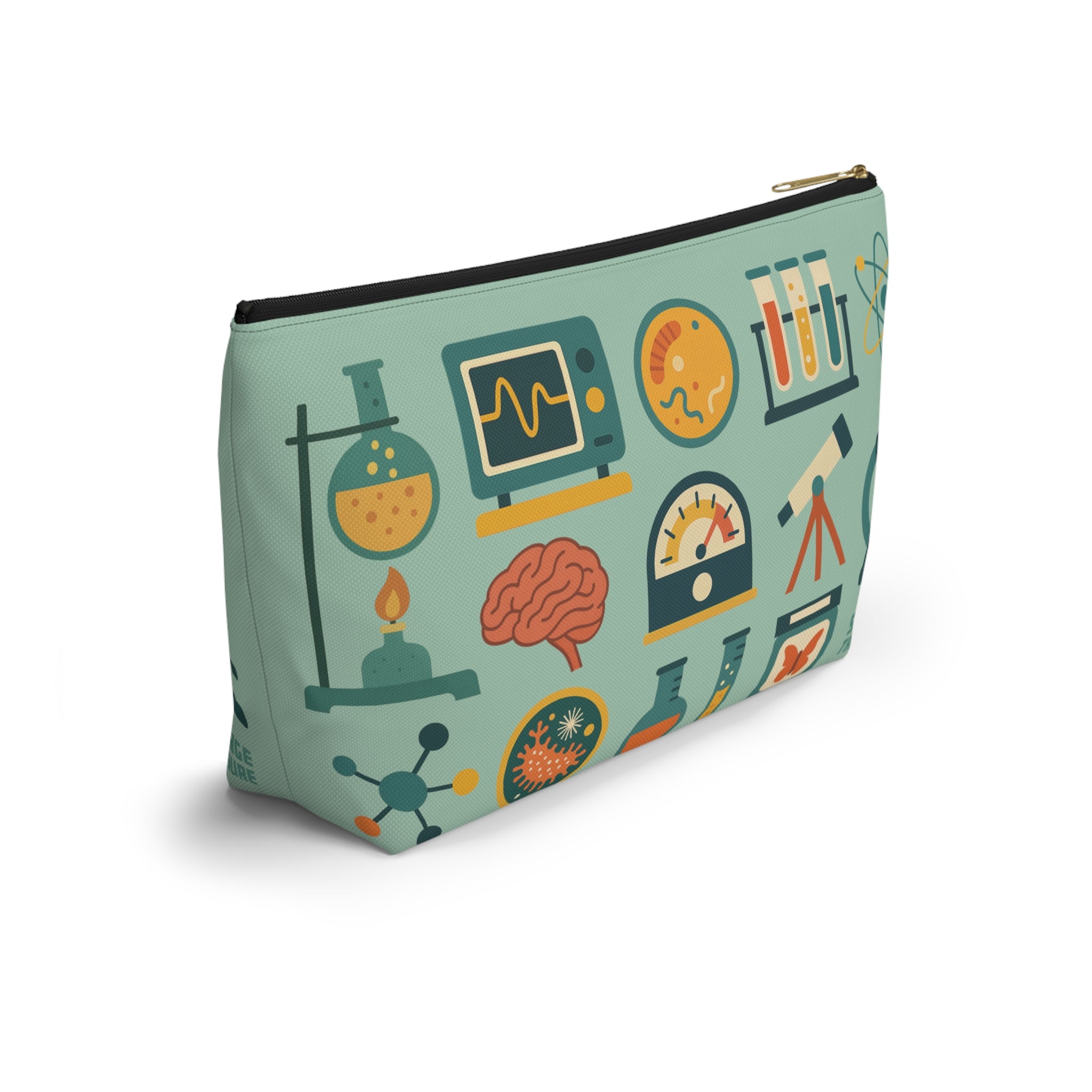 Science Lab Large Zipper Pouch