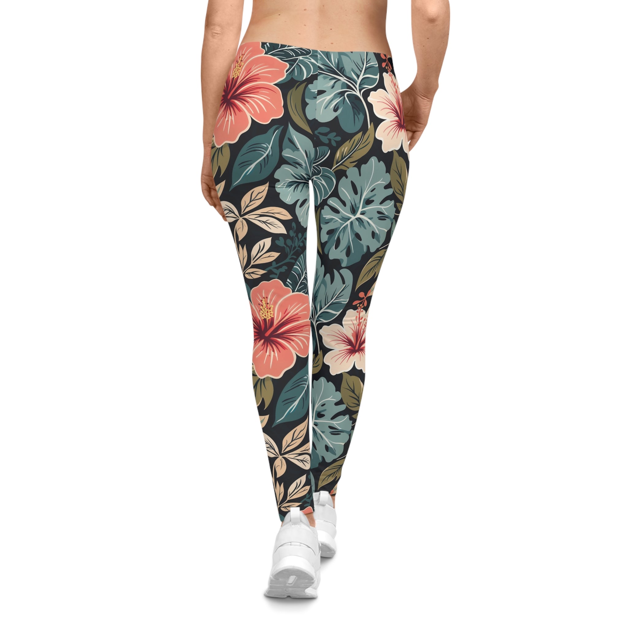 Classic Hibiscus Active Legging