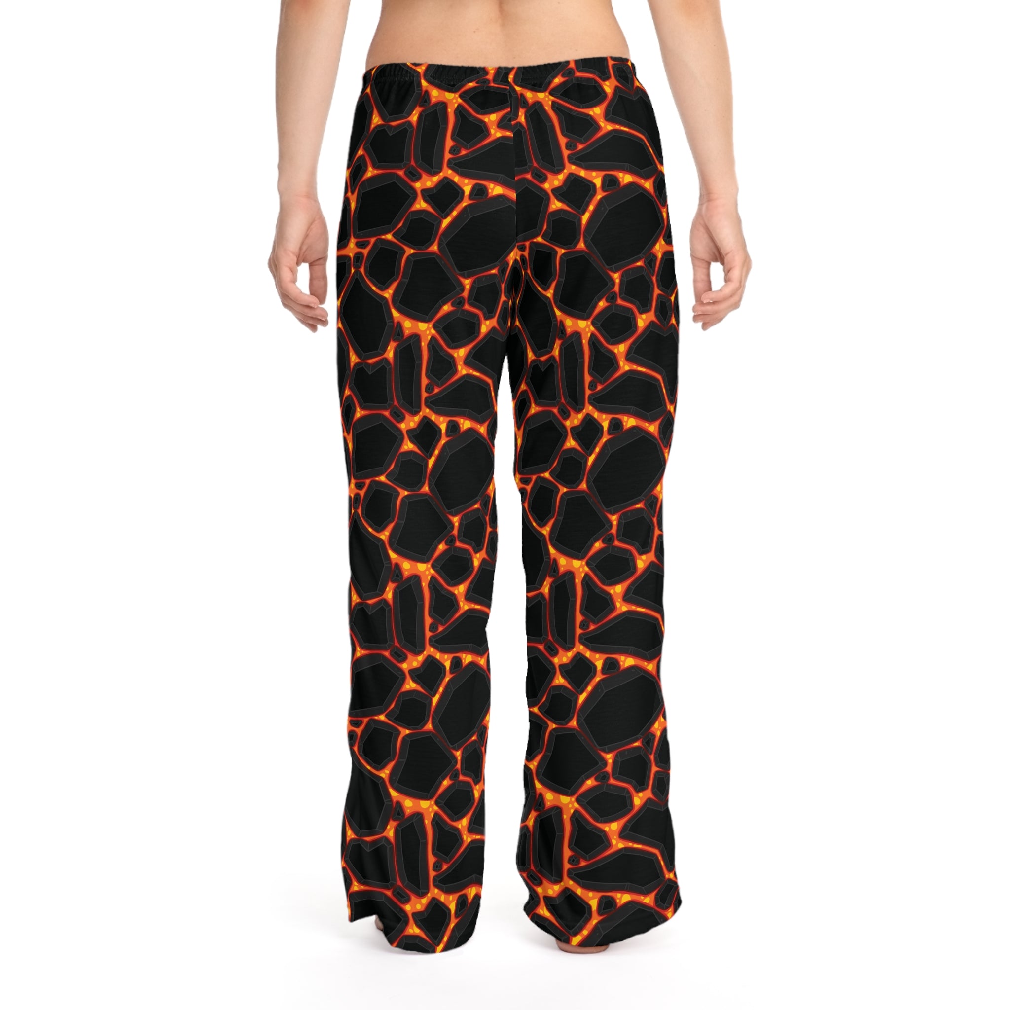 Cozy Women's Lava Print Pajama Pants, Comfortable Lounge Wear, Relaxation Gift, Sleepwear, Perfect for Home and Travel