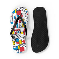 Modern Art Flip Flops