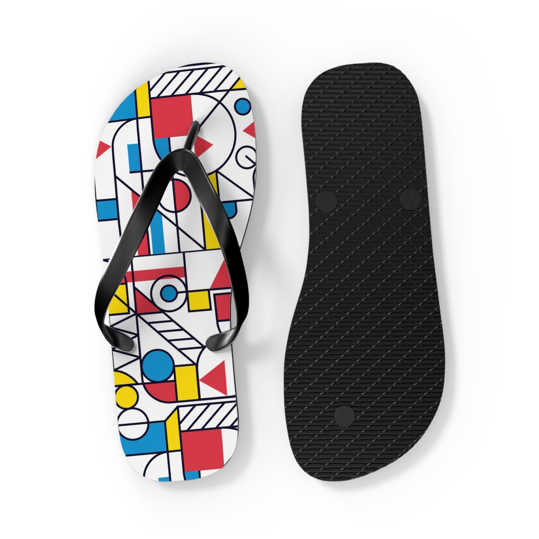Modern Art Flip Flops