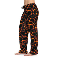 Cozy Women's Lava Print Pajama Pants, Comfortable Lounge Wear, Relaxation Gift, Sleepwear, Perfect for Home and Travel